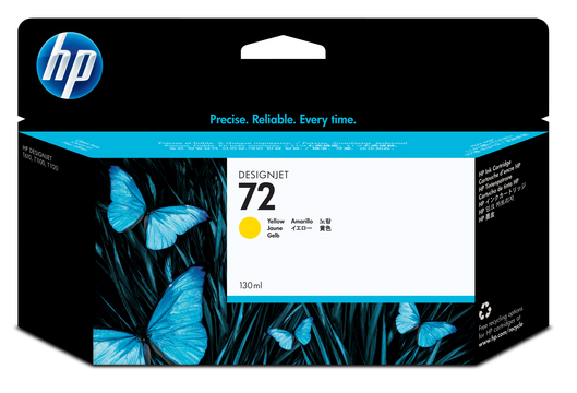 HP 72 Ink Cartridge yellow 130ml