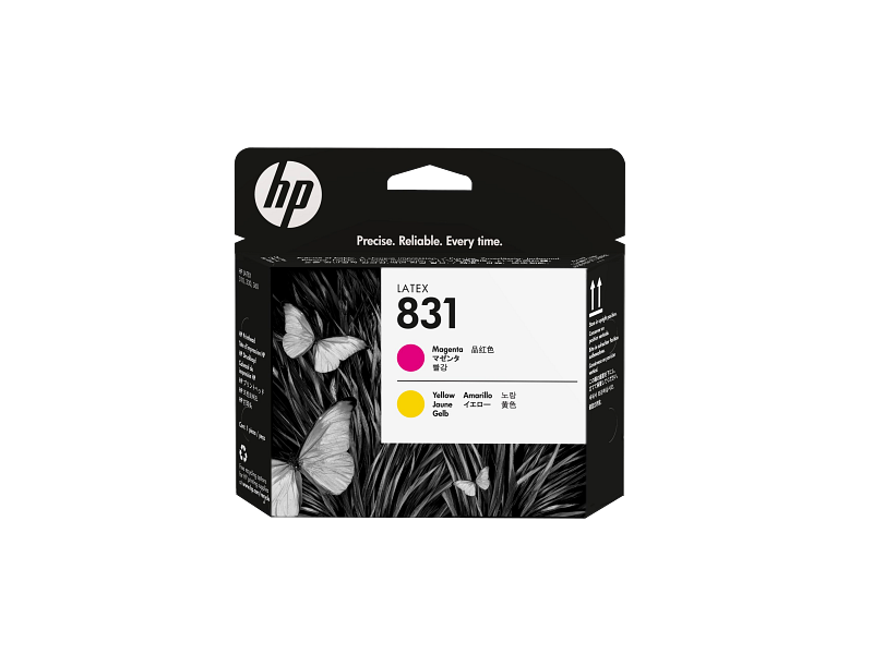 HP 831 Printhead yellow magenta