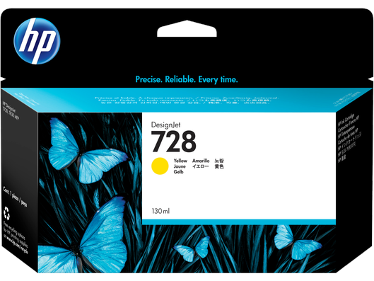 HP 728 Ink Cartridge yellow 130ml
