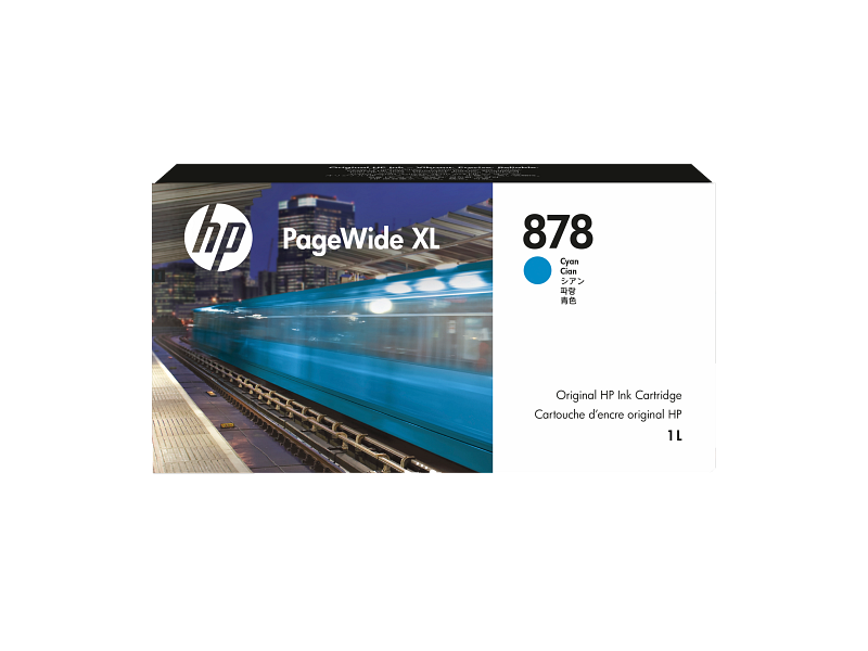 HP 878 Ink Cartridge Cyan 1000ml