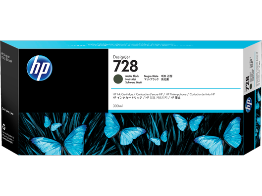 HP 728 Ink Cartridge matt black 300ml