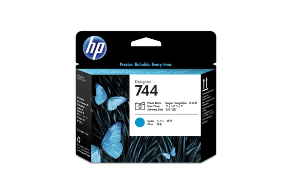 HP 744 Printhead black /cyan