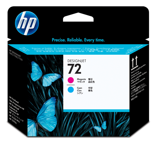 HP 72 Printhead magenta /cyan