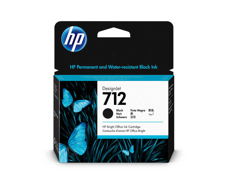 HP 712 Ink Cartridge Black 80ml