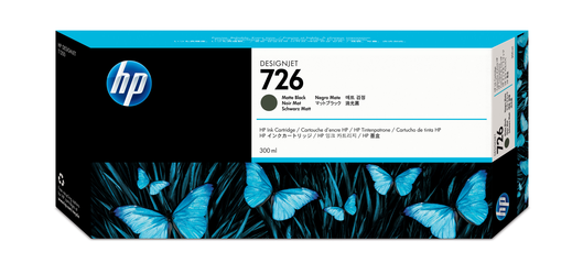 HP 726 Ink Cartridge black matt 300ml