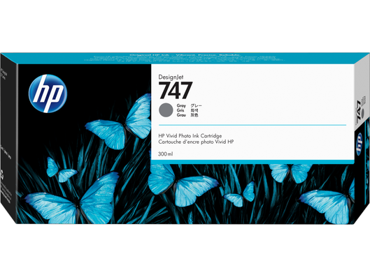 HP 747 Ink Cartridge Gray 300ml
