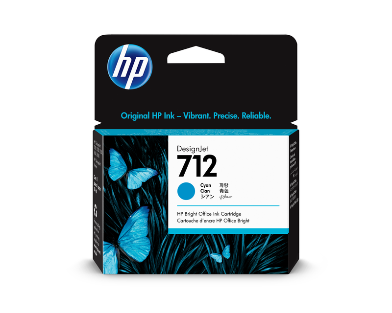 HP 712 Ink Cartridge Cyan 29ml