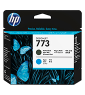 HP 773 Printhead black matt /cyan