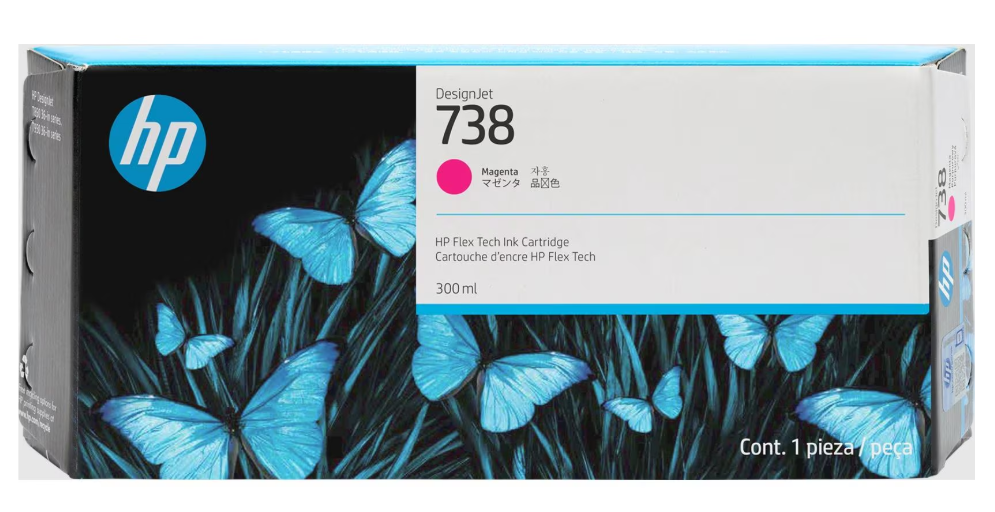HP 738 Ink Cartridge Magenta 300ml