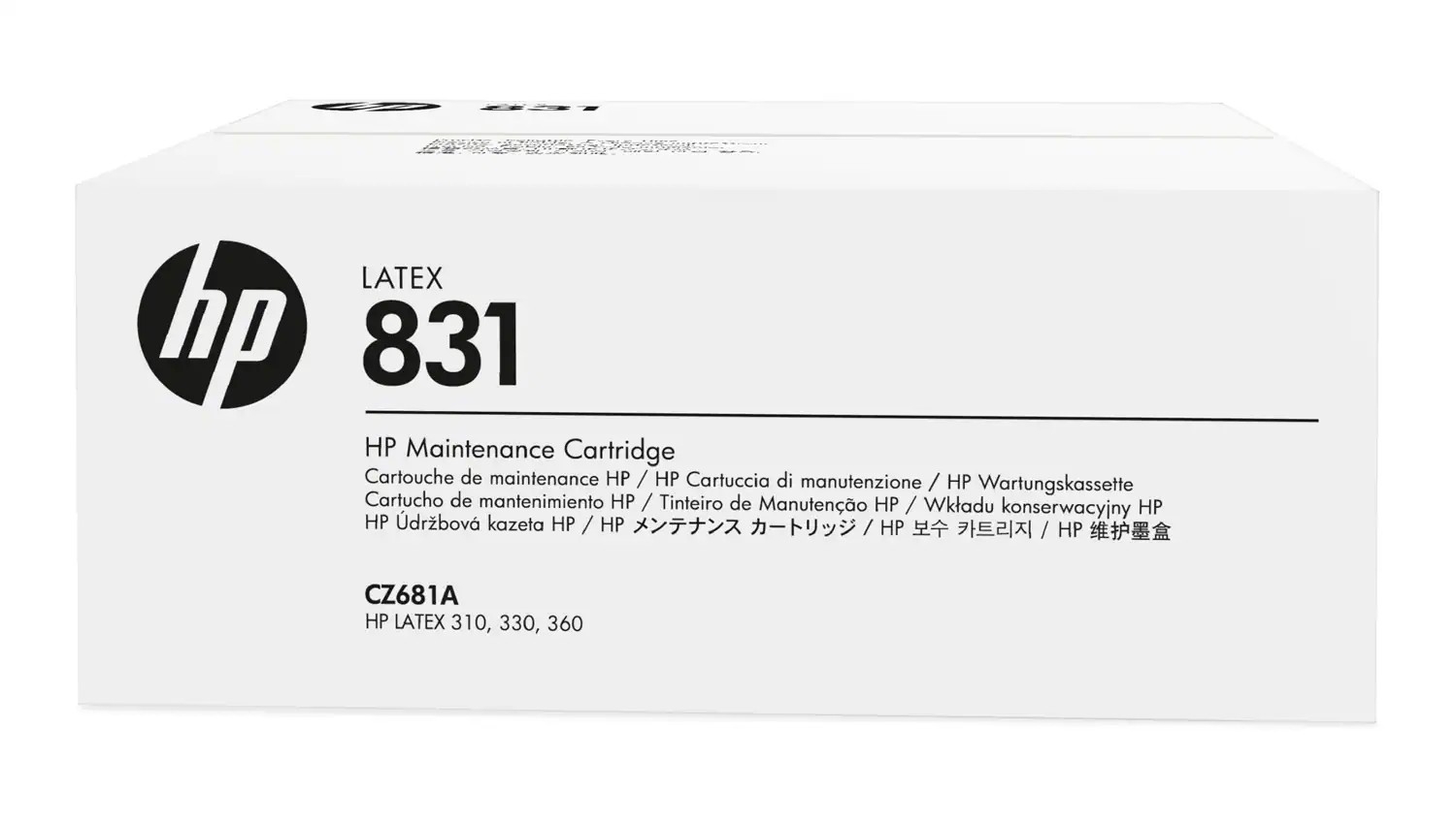 HP 831 Ink Cartridge Maintenance