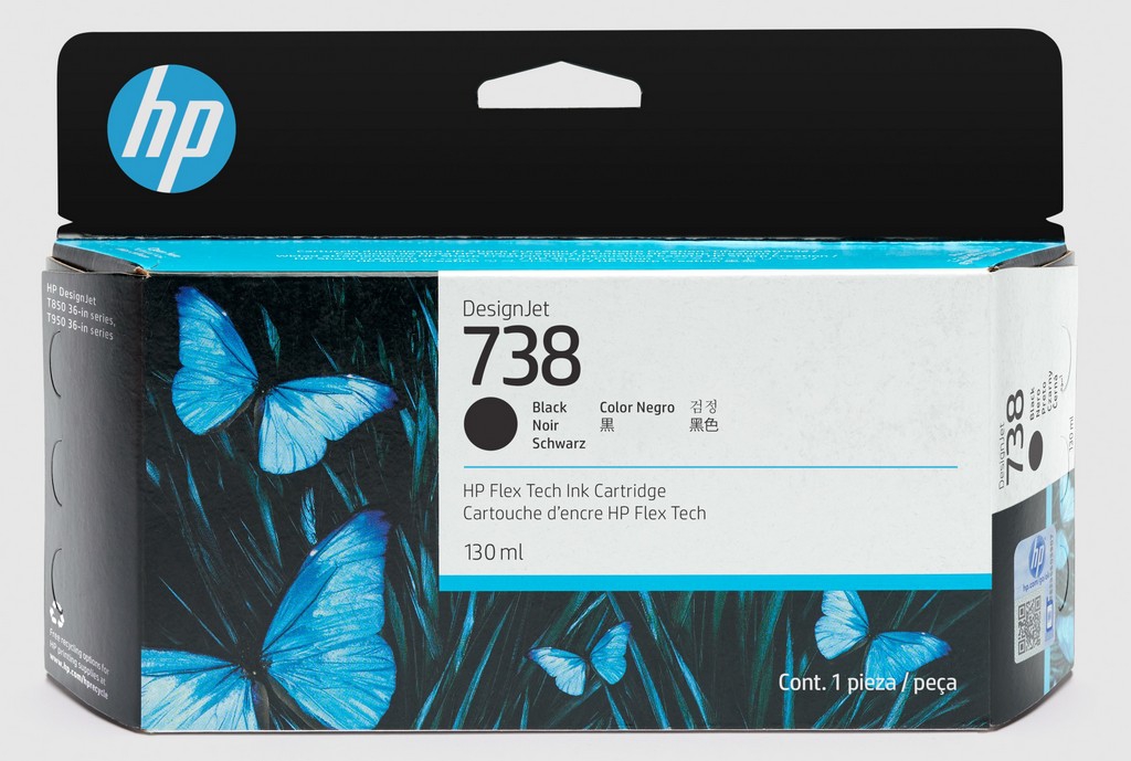 HP 738 Ink Cartridge Black 130ml
