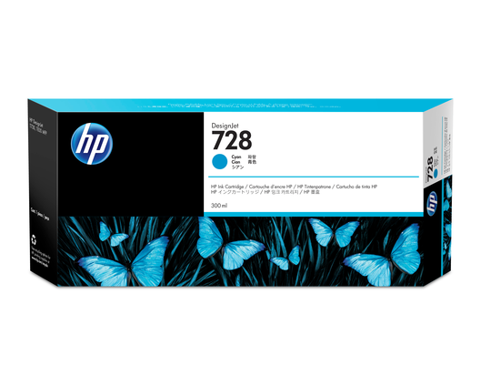 HP 728 Ink Cartridge cyan 300ml
