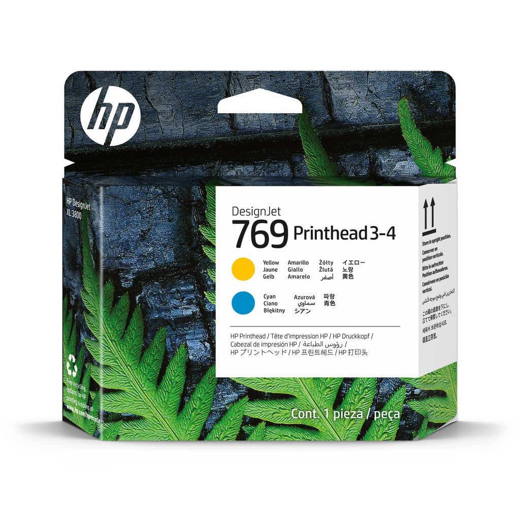 HP 769 Yellow Cyan 3-4 Printhead